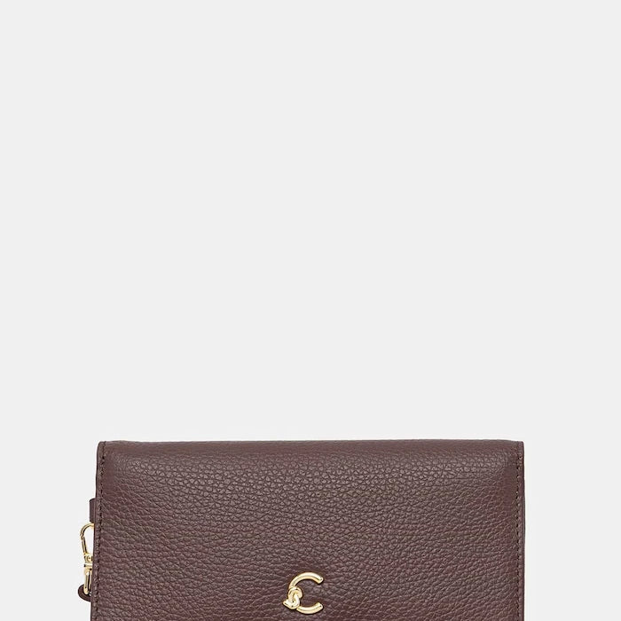 Coccinelle kadın deri clutch