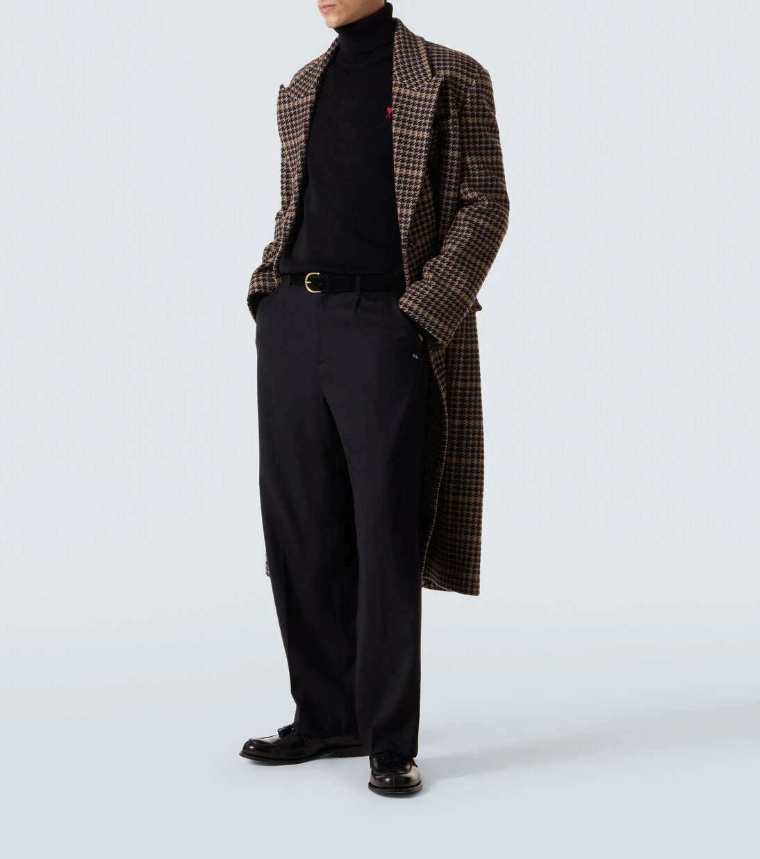 Ami Paris - Ami de Cœur wool turtleneck sweater