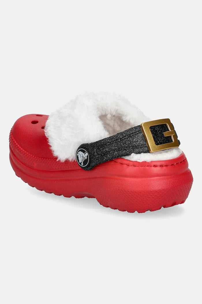 Детски чехли Crocs CLASSIC LINED SANTA CLOG