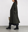 Green Wool Double-Breasted Coat