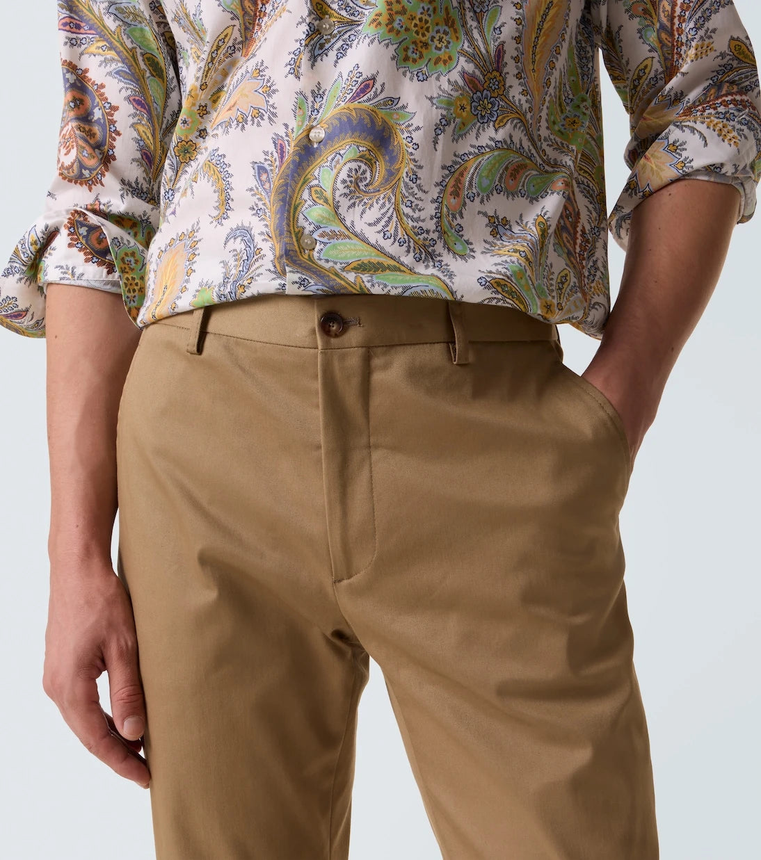 Etro - بنطلون تشينو قطن