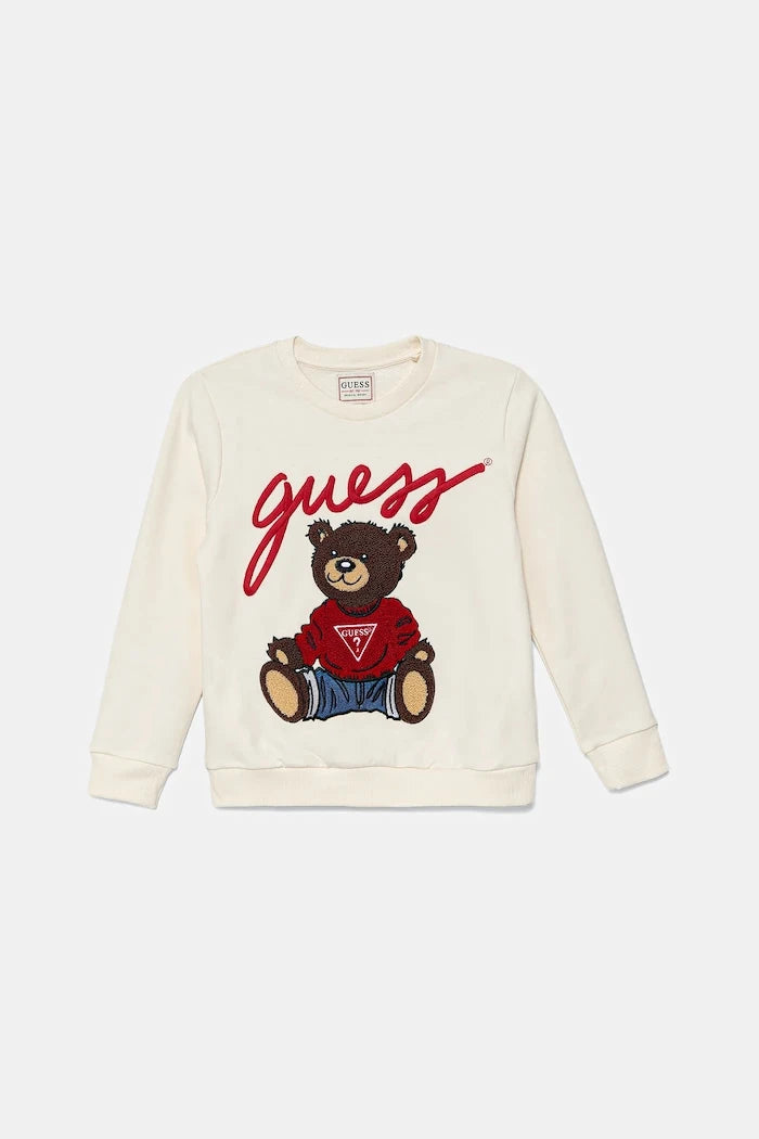 Детски памучен суичър Guess