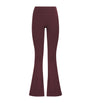 Burgundy Flared Yoga Pants