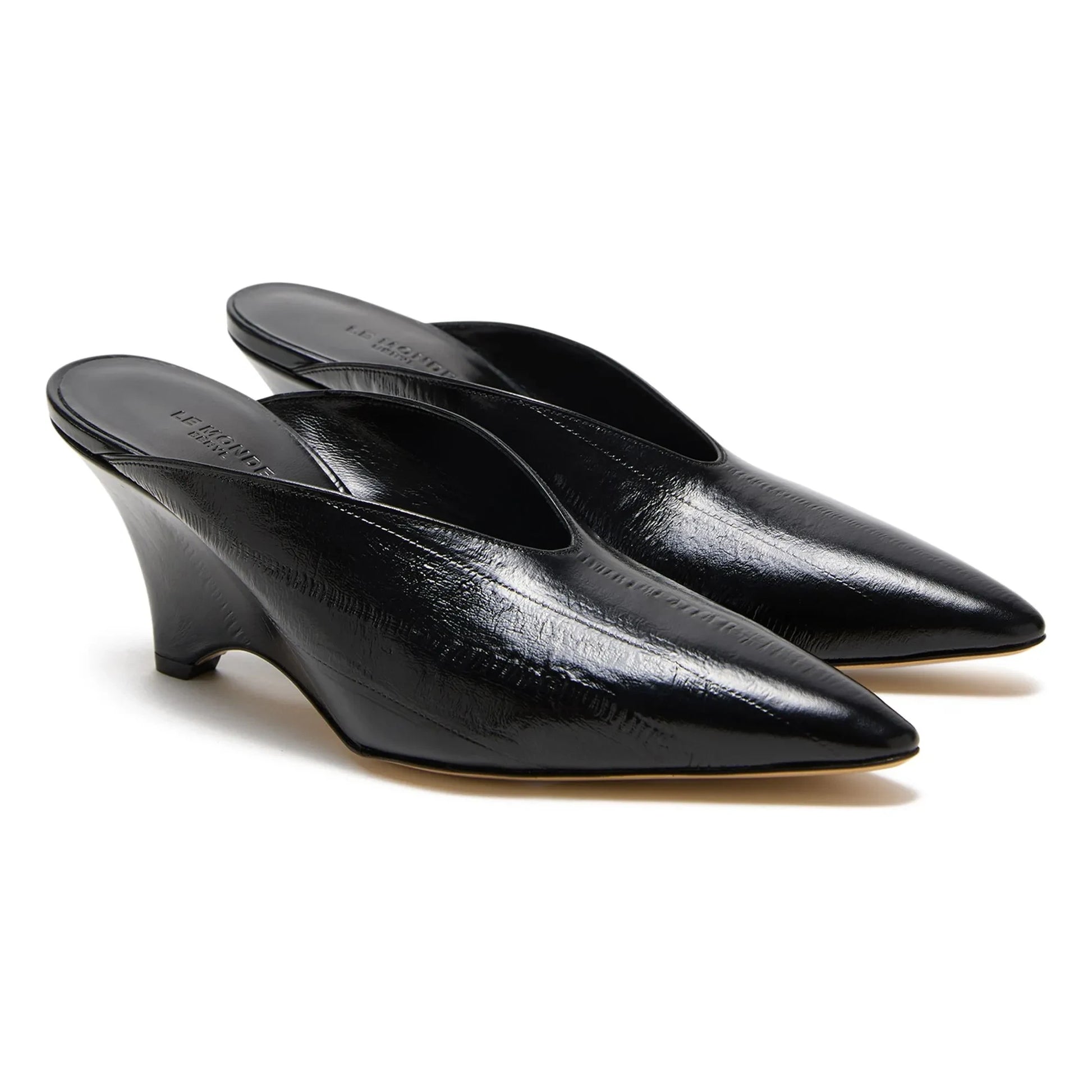 Le Monde Beryl - Mules Victoria Leather | Black