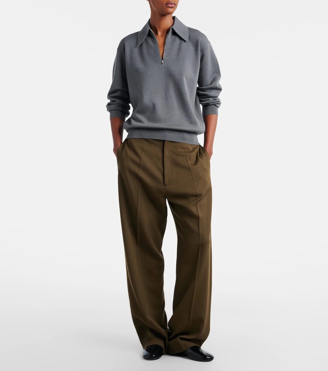 Phoebe Philo - Wool polo sweater
