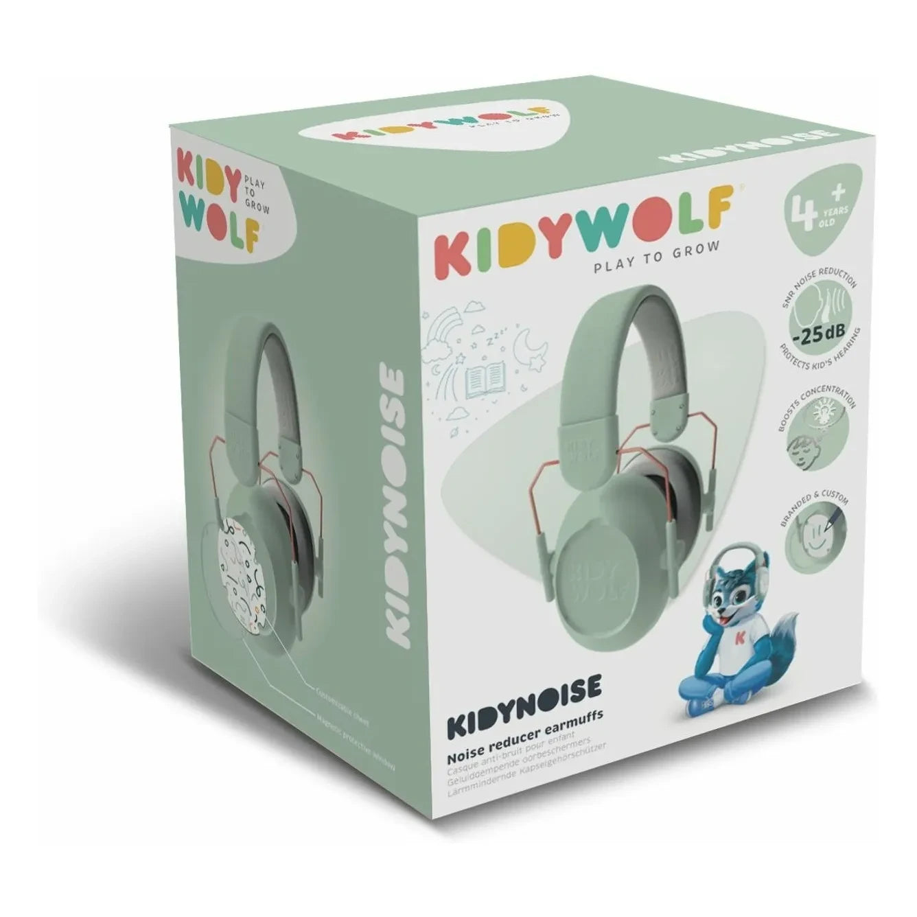 Kidywolf - Customizable earmuffs | Aqua