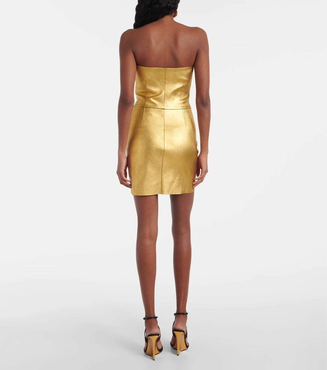 Stouls - Amina metallic leather minidress