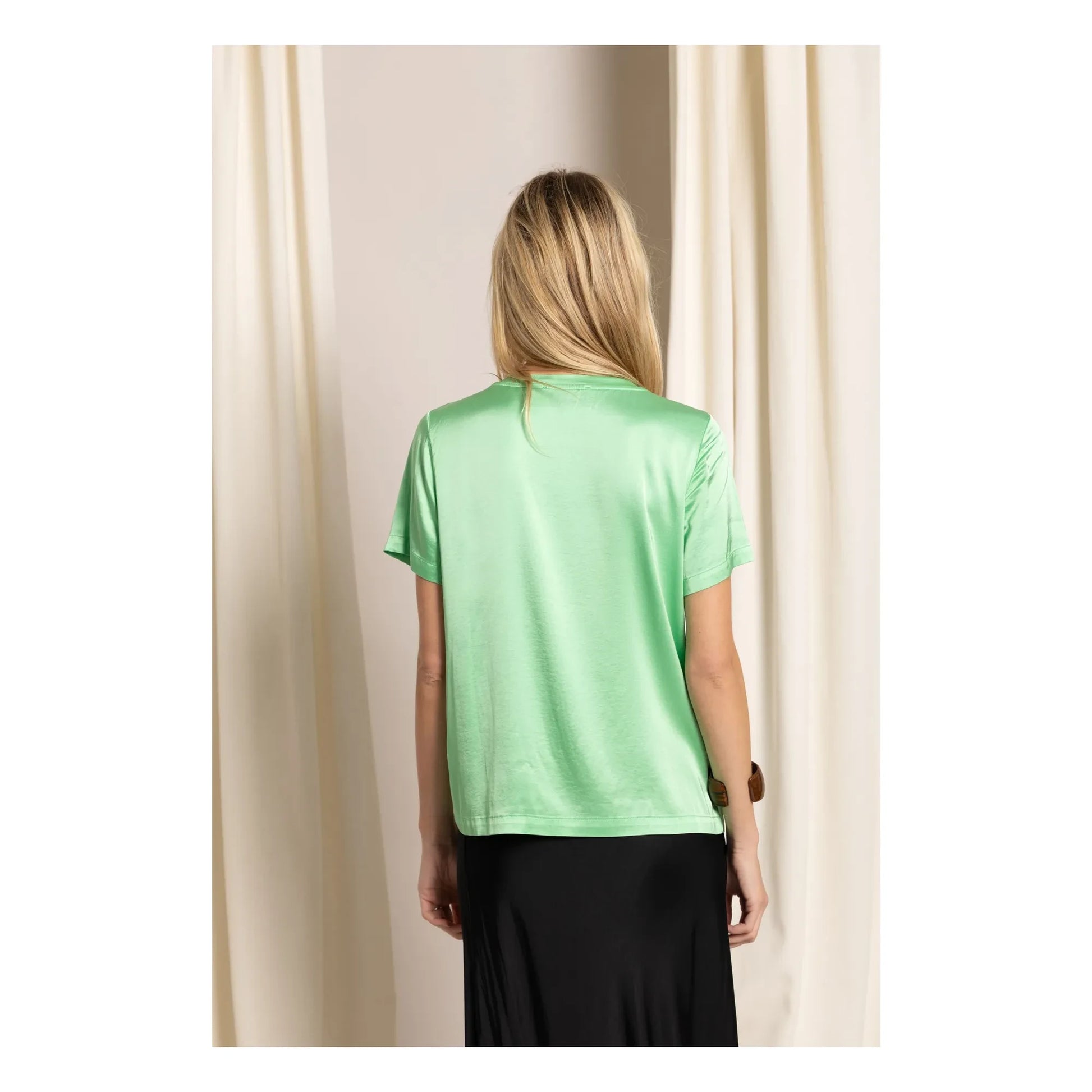 Smallable Woman - Satin Anta skirt | Black