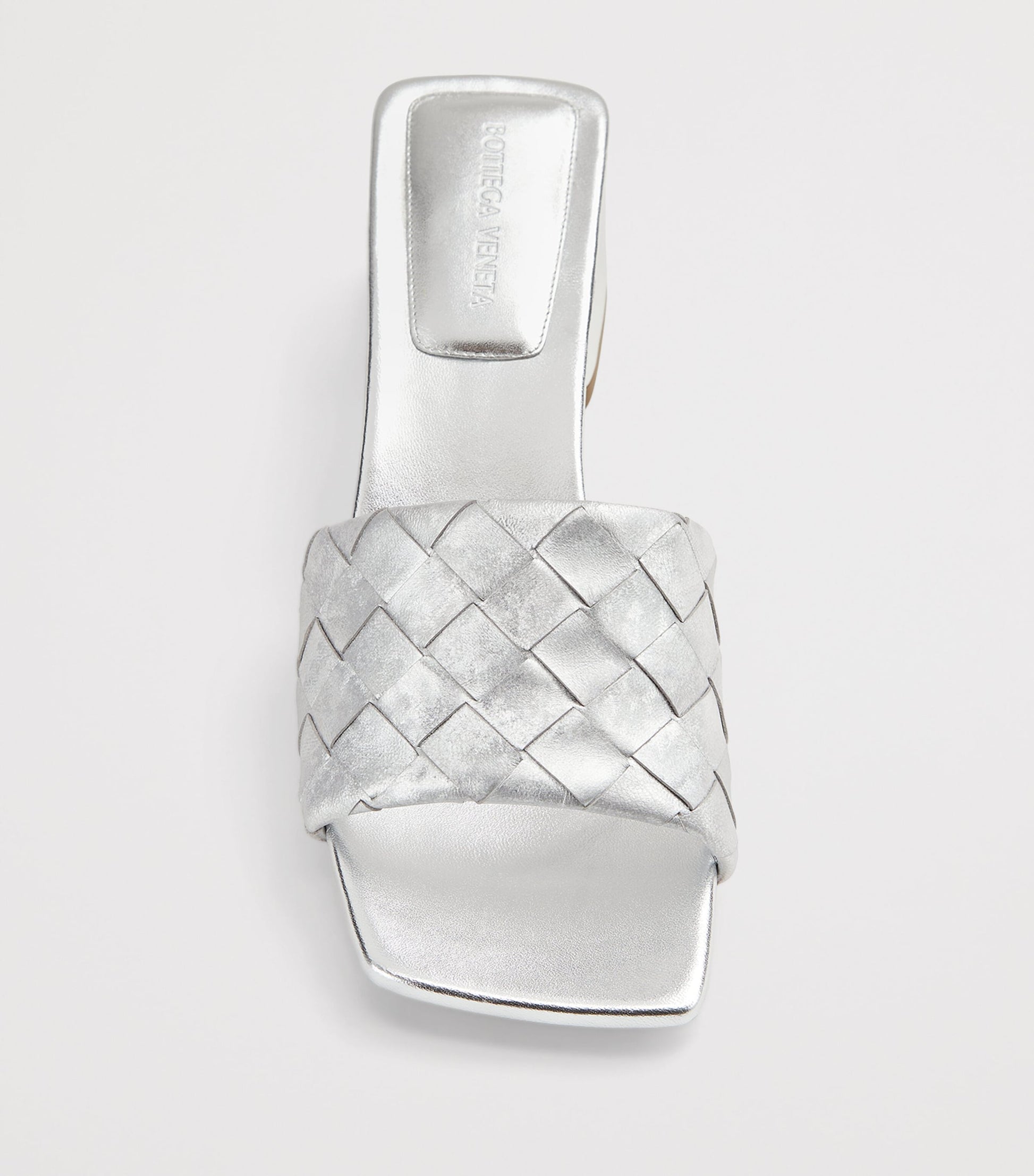 Metallic Leather Parco Mules 45