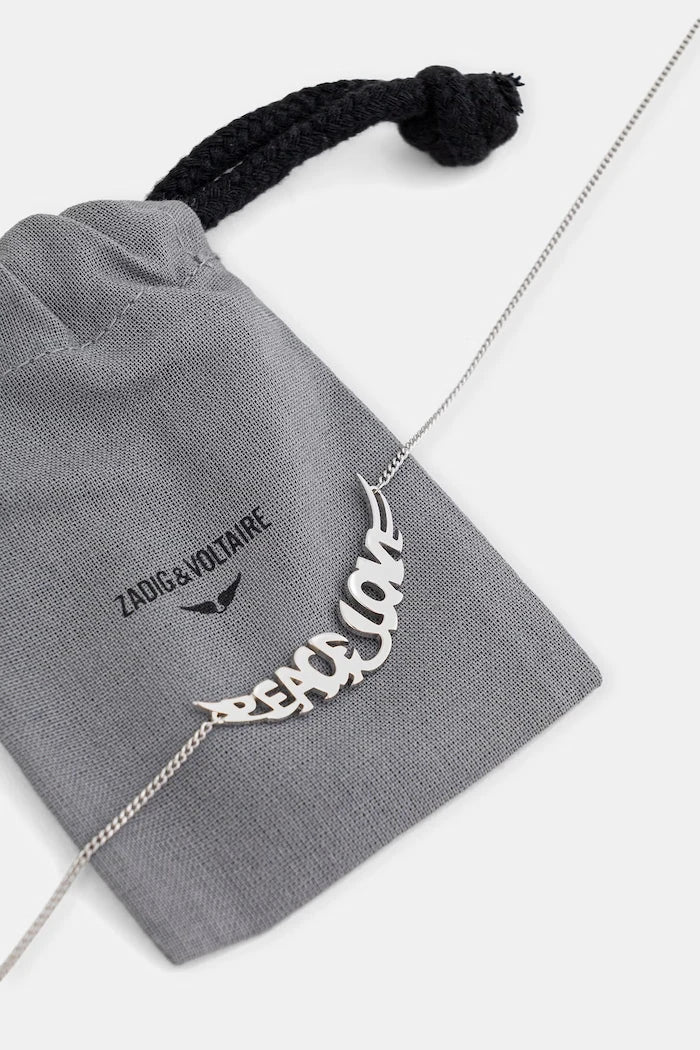 Zadig&Voltaire колие дамско месингово PEACE