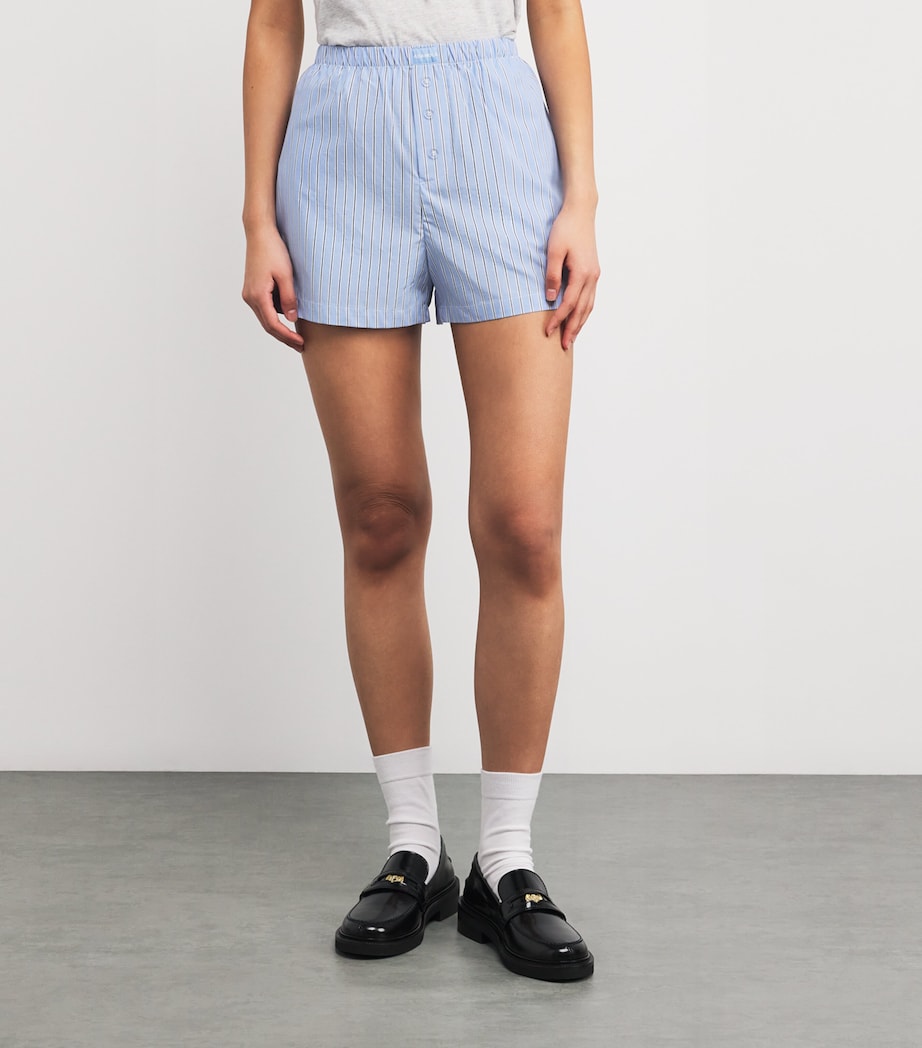 Adanola Multi Cotton Stripe Boxer Shorts