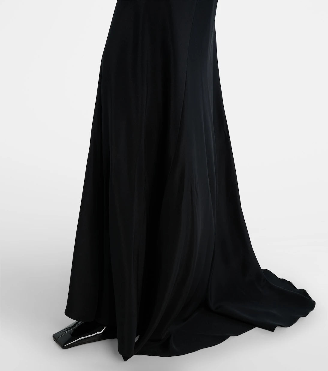 Sportmax - فستان سيلين من مزيج القطن