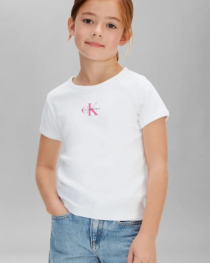 Calvin Klein Jeans Çocuk Pamuklu Tişört