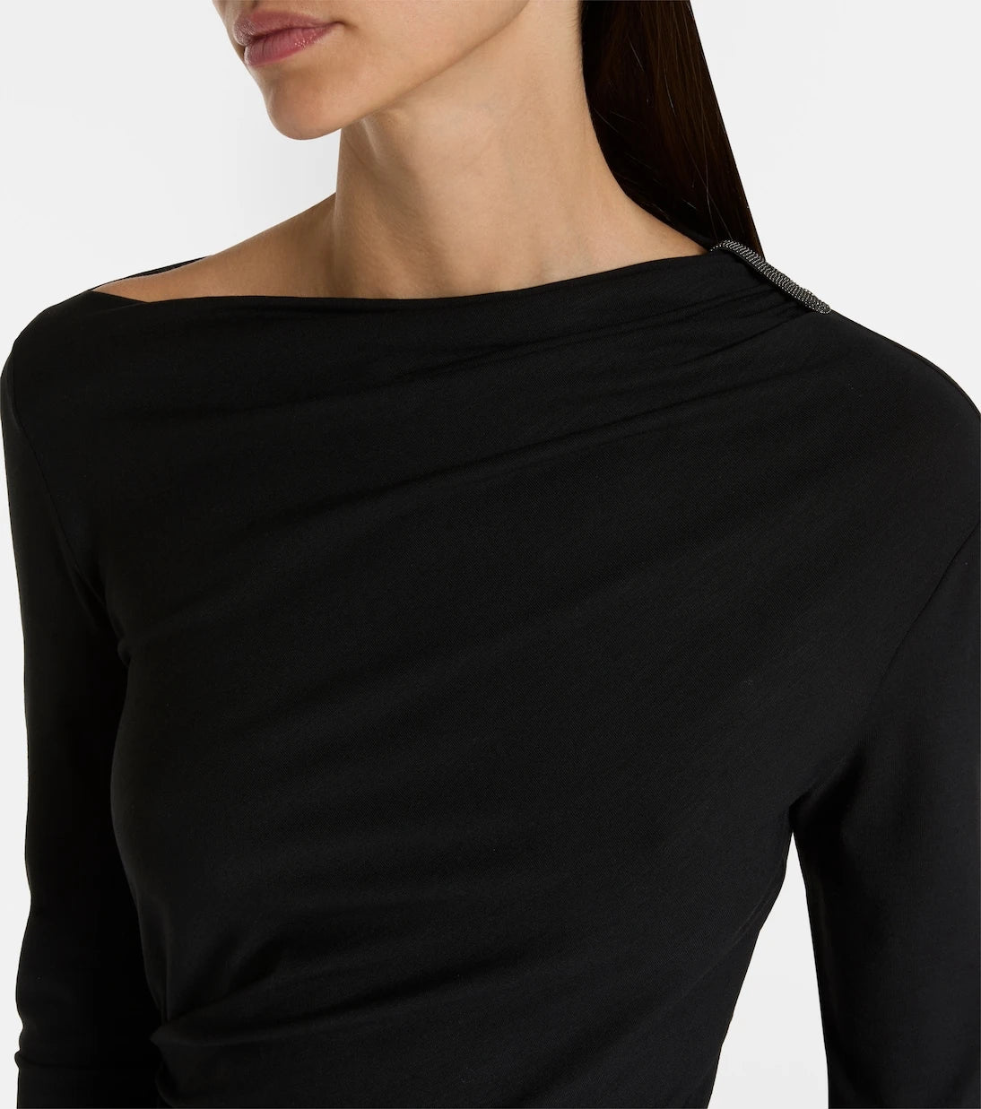 Brunello Cucinelli - Monili gathered top