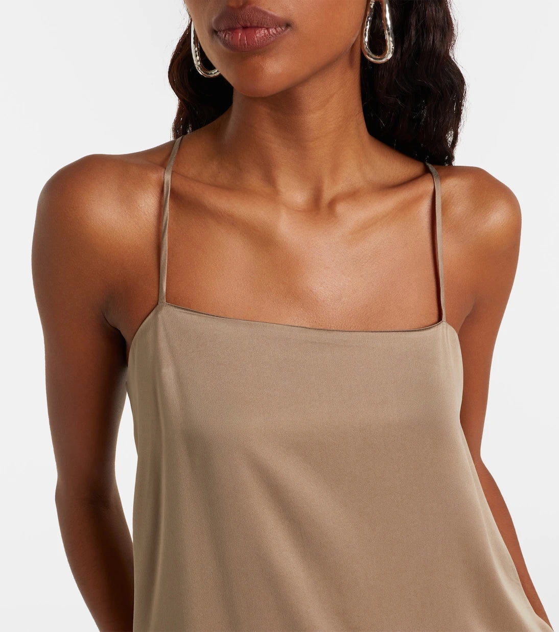 Asceno - Melfi silk twill maxi dress