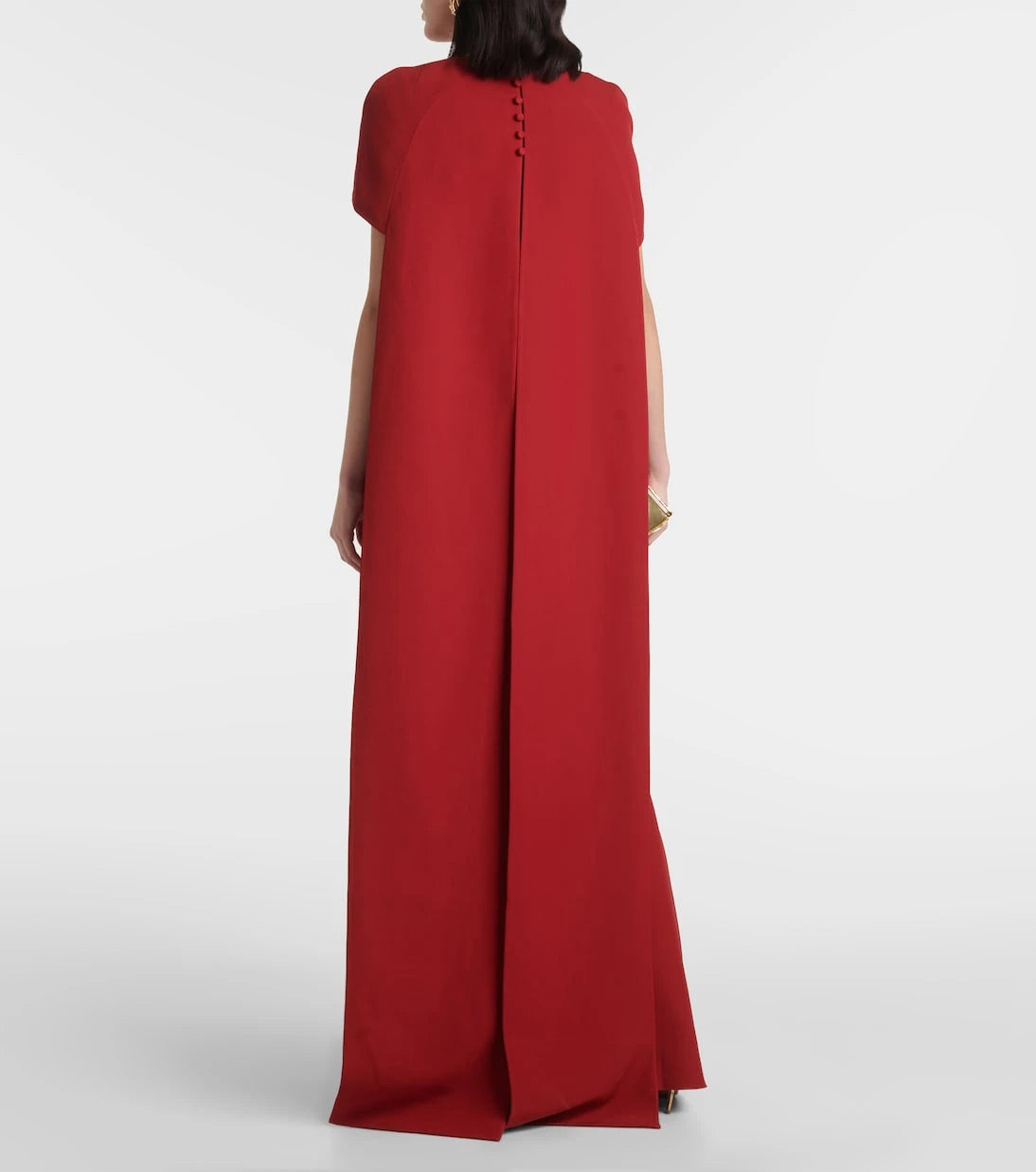Safiyaa - Ginkgo caped gown