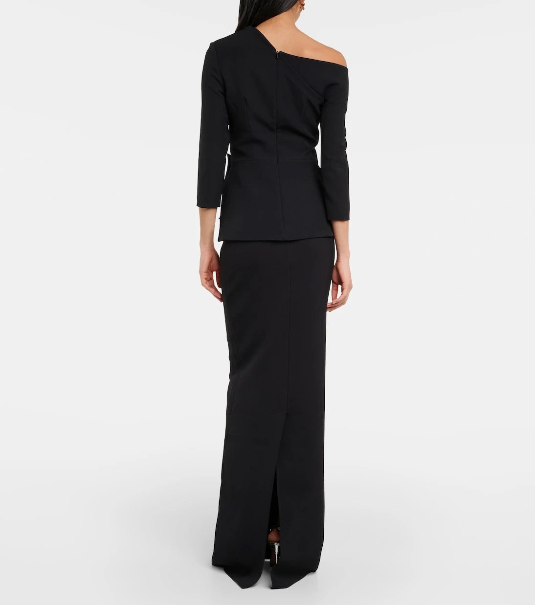 Safiyaa - Juah sequined asymmetric crêpe top