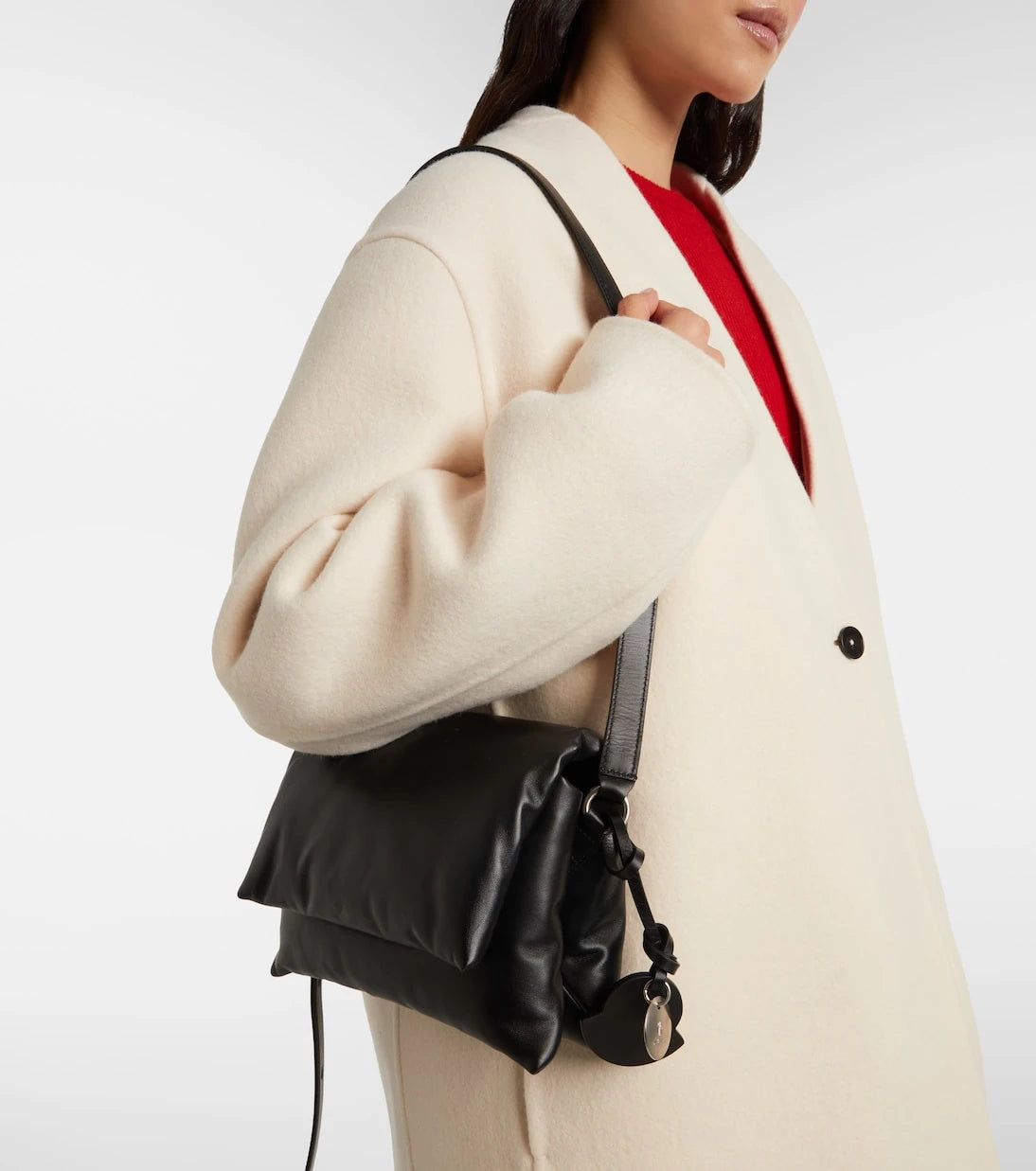 Moncler Genius - + Jil Sander leather crossbody bag