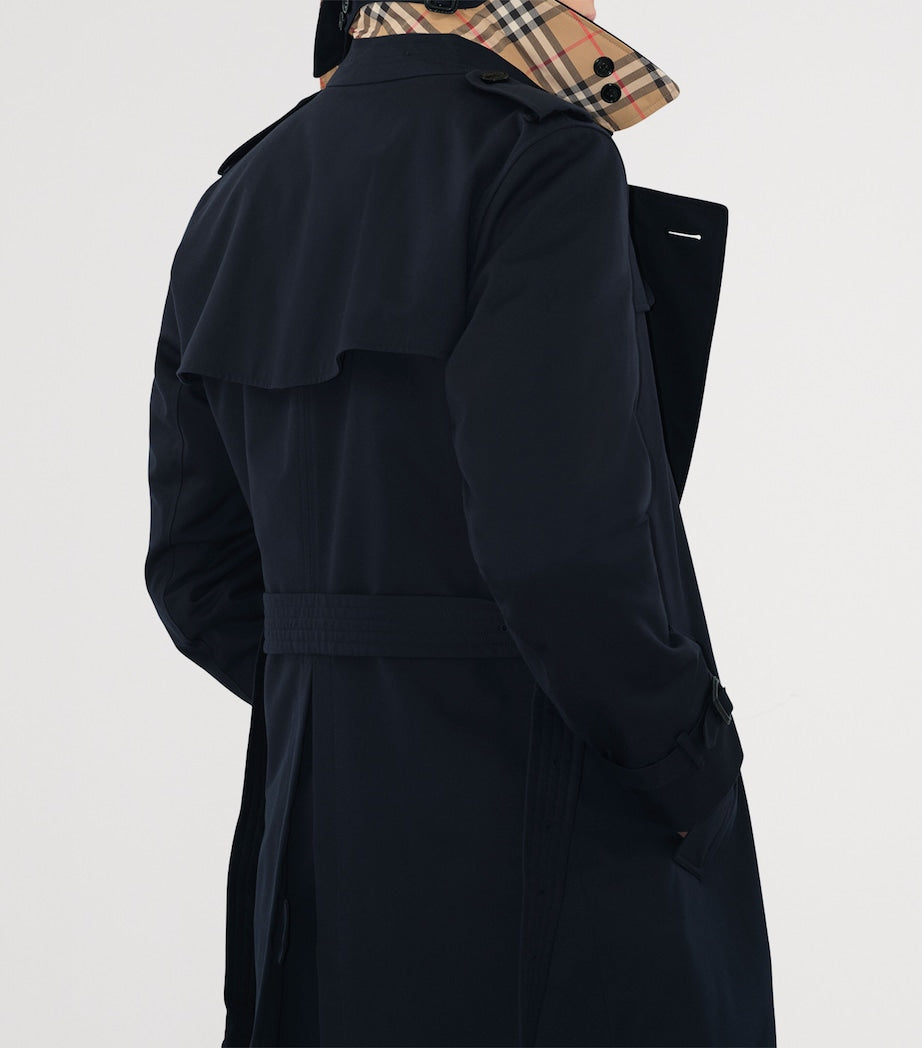 Short Kensington Heritage Trench Coat COAL BLUE