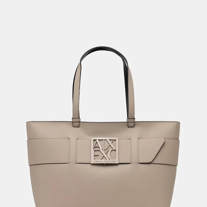 Armani Exchange kadın suni deri alışveriş çantası