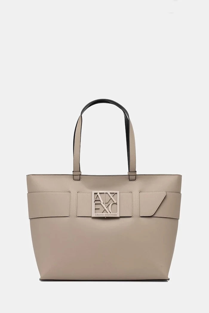 Armani Exchange kadın suni deri alışveriş çantası