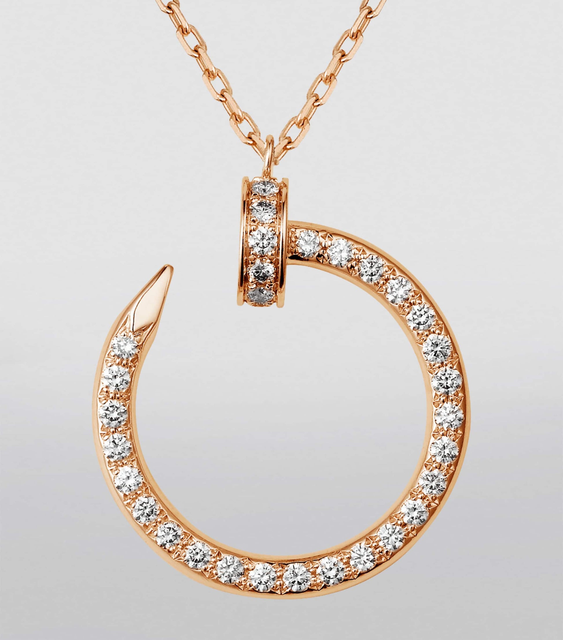 Rose Gold and Diamond Juste un Clou Necklace