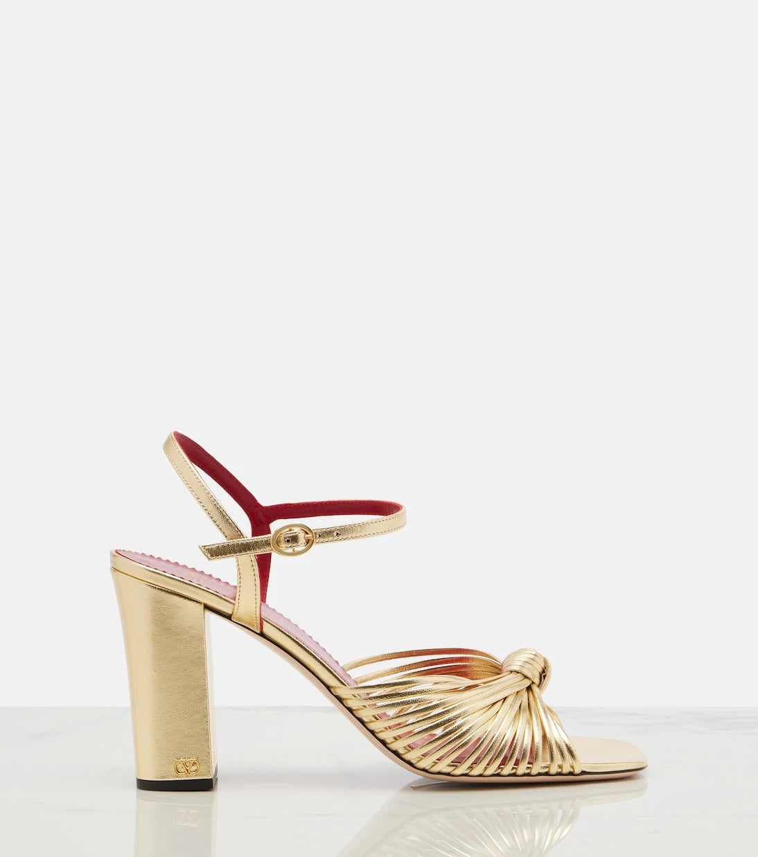 Valentino Garavani - Annet metallic leather sandals