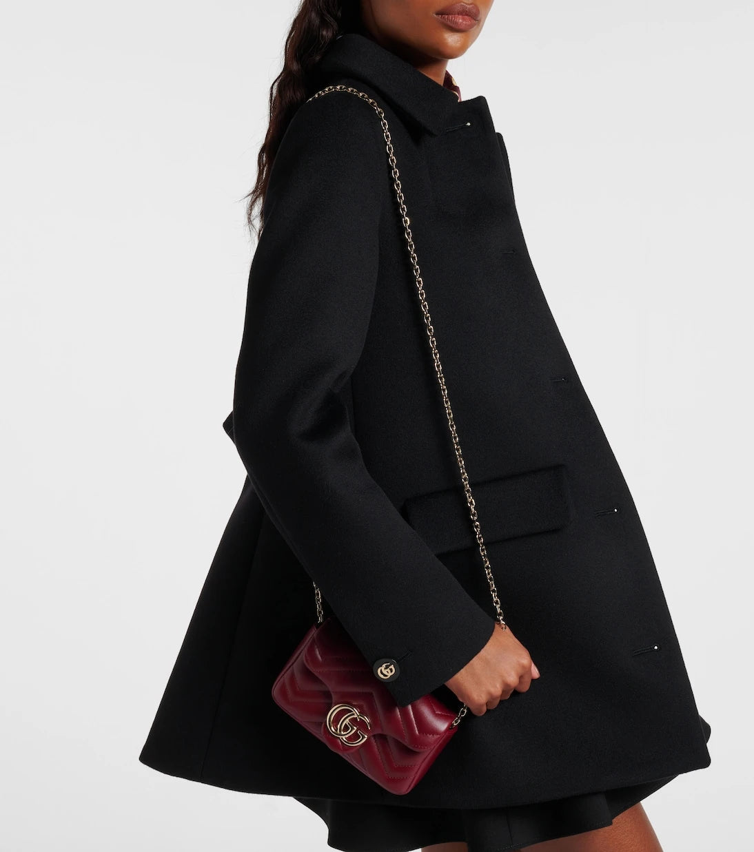 Gucci - GG Marmont Mini leather crossbody bag