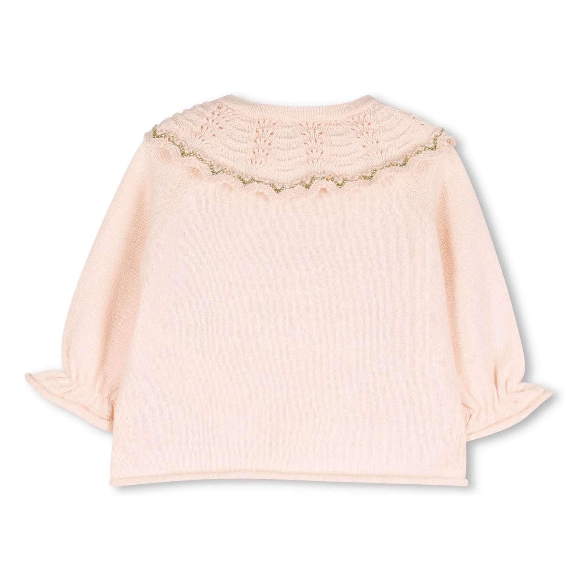 Chloé - Organic cotton sweater and bloomer set | Pink