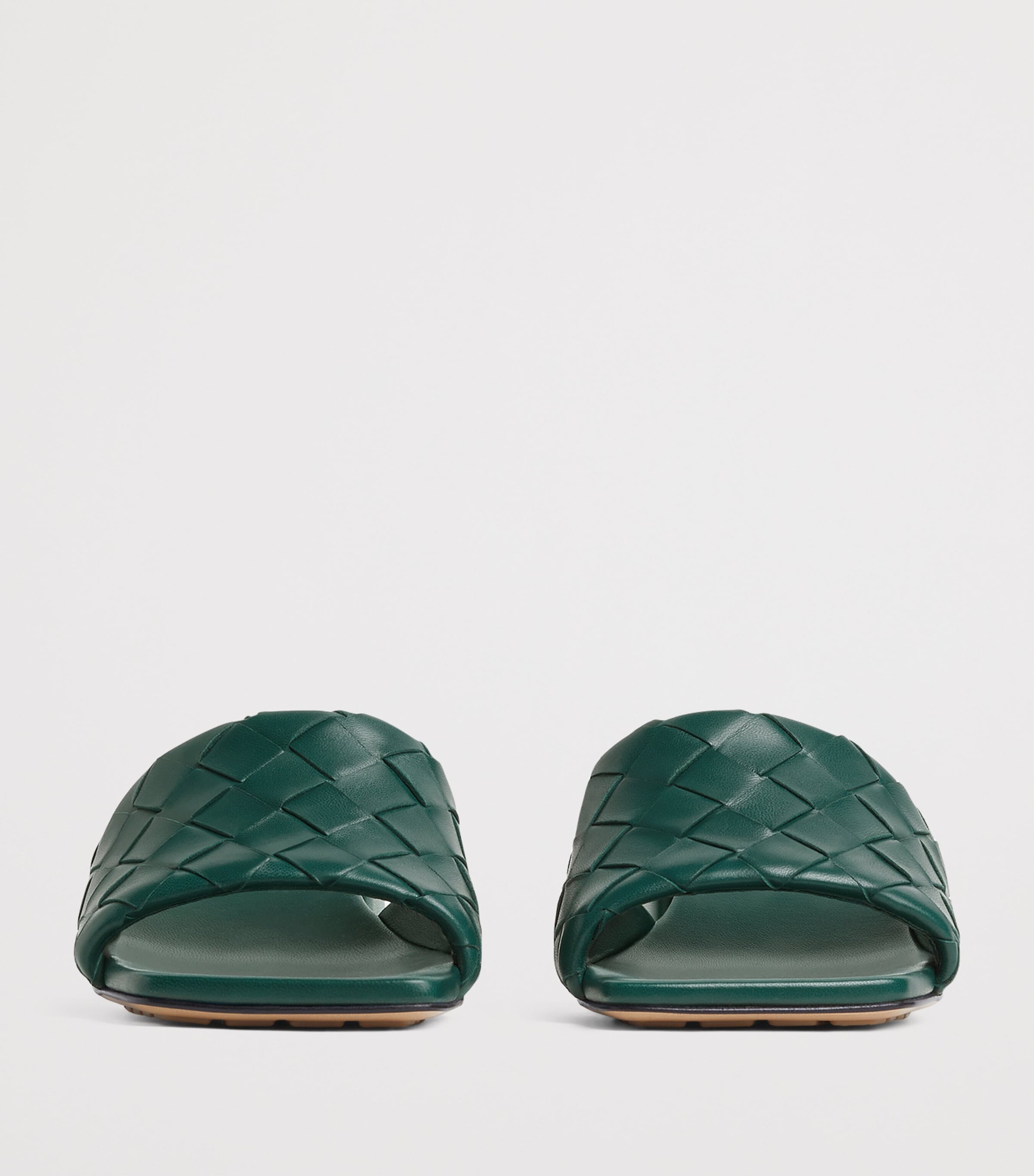 Bottega Veneta Lambskin Parco Heeled Mules 45