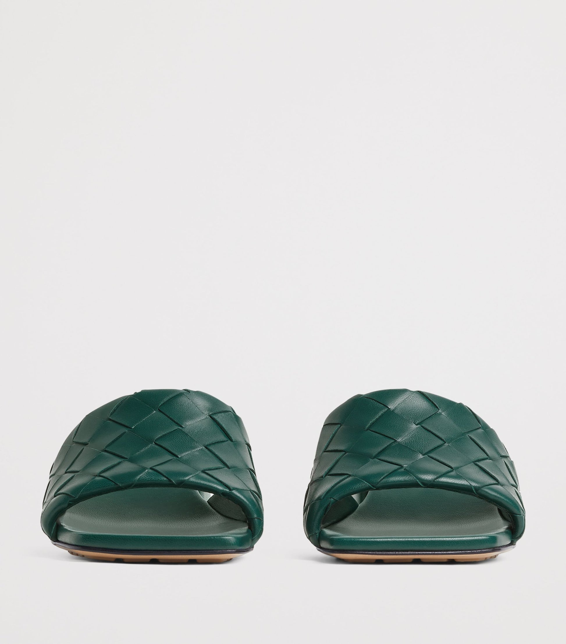 Bottega Veneta Lambskin Parco Heeled Mules 45