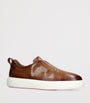 Santoni Leather Clean Icon Sneakers