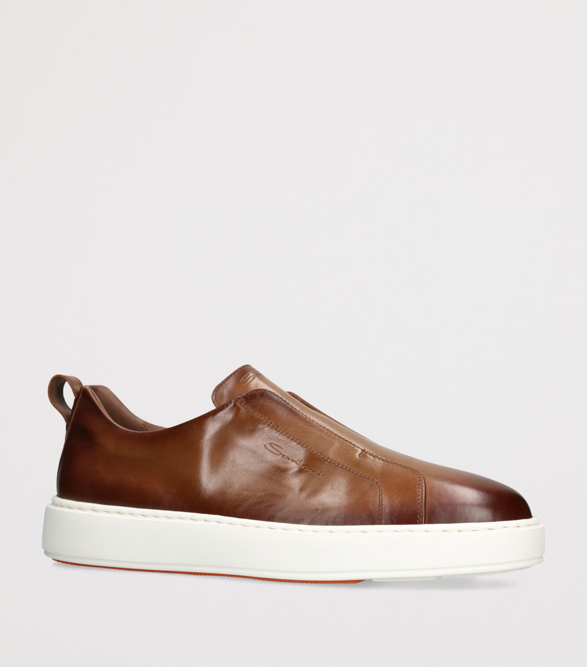 Santoni Leather Clean Icon Sneakers