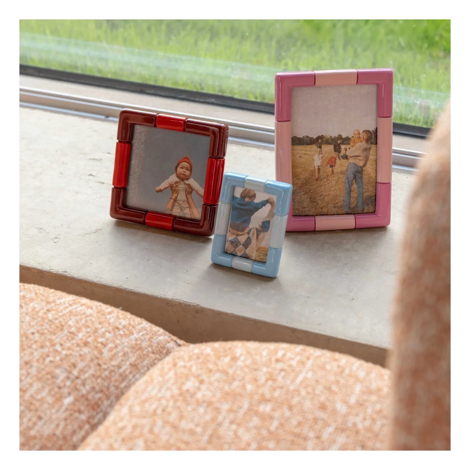 &Klevering - Rift photo frame | Candy pink