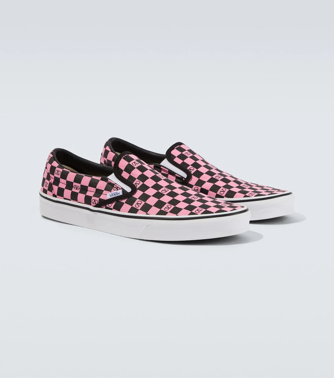 Valentino Garavani - x Vans VLogo checked slip-on shoes