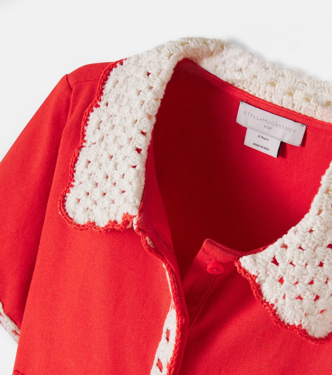 Stella McCartney Kids - Embroidered cotton shirt