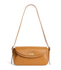 Beige Leather Crossbody Bag