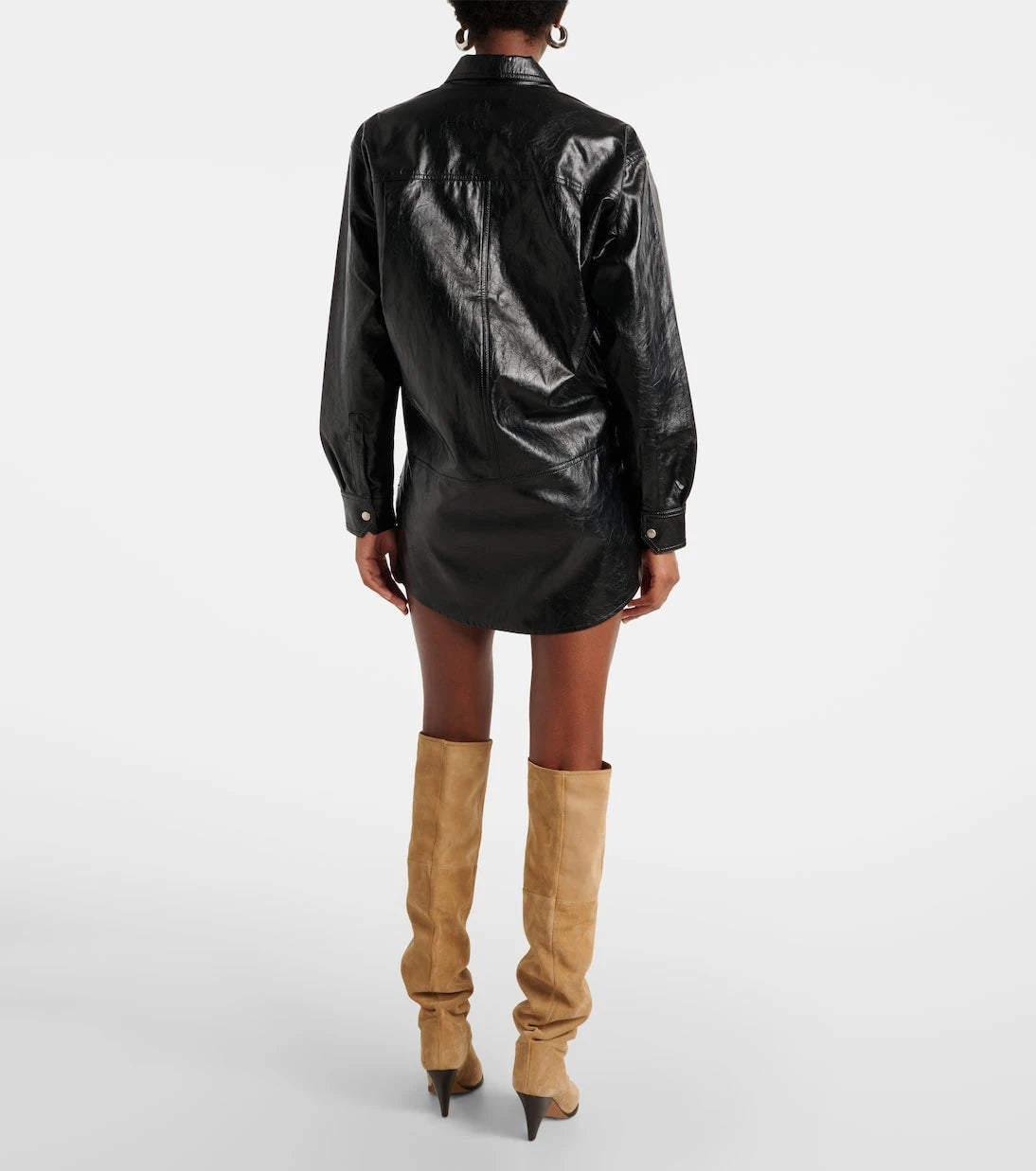Marant Etoile - Ayali faux leather minidress