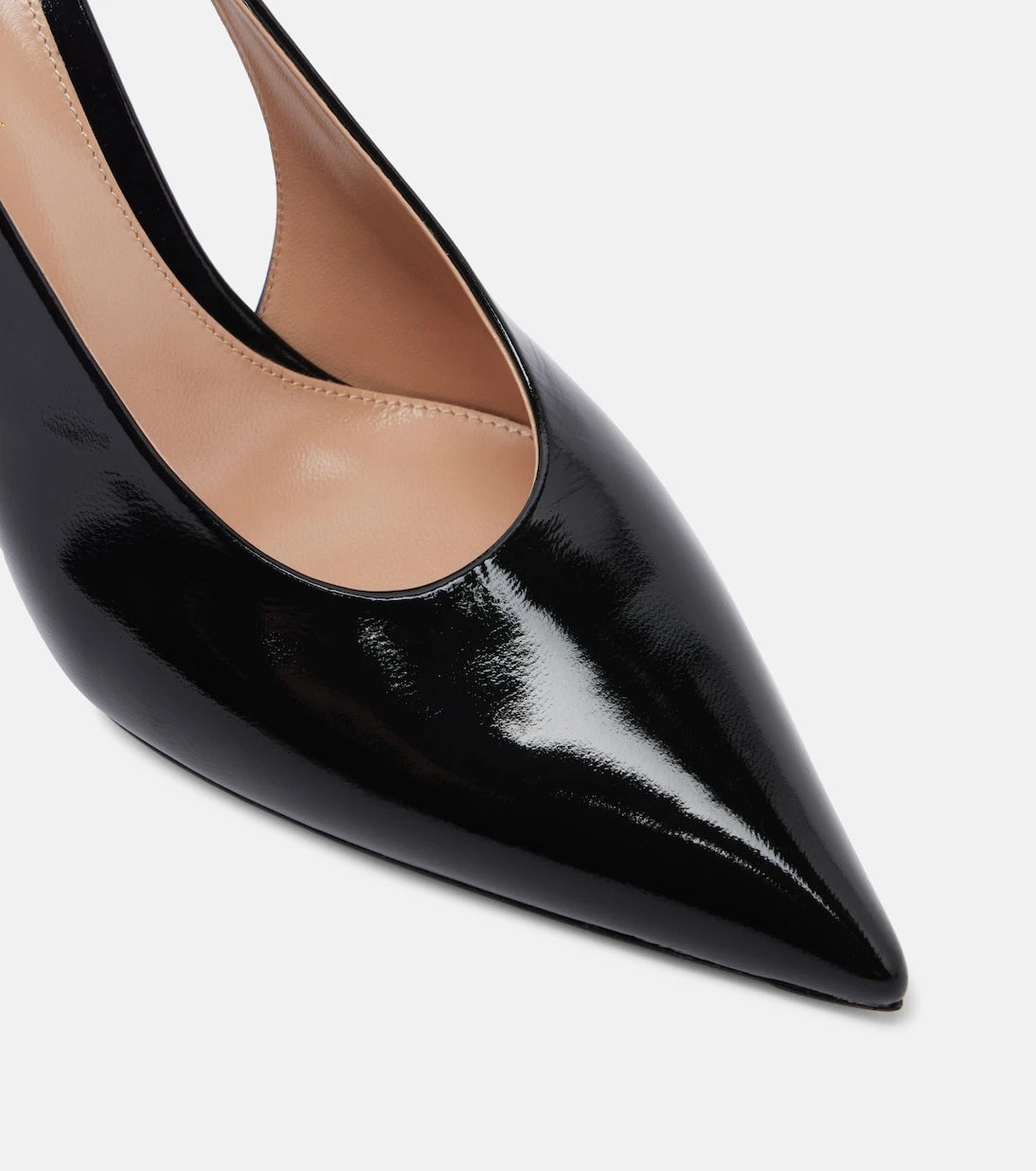 Gianvito Rossi - Robbie 85 leather slingback pumps