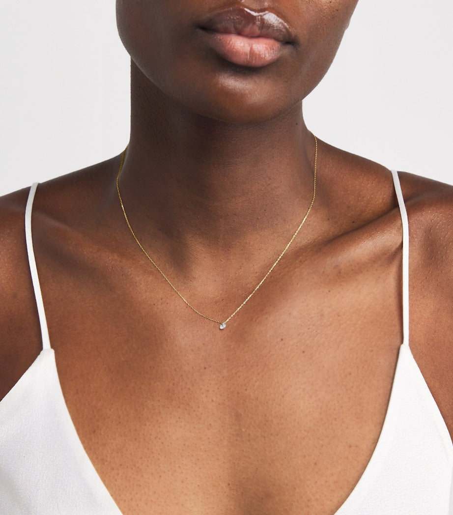 Yellow Gold and Diamond Danae Necklace