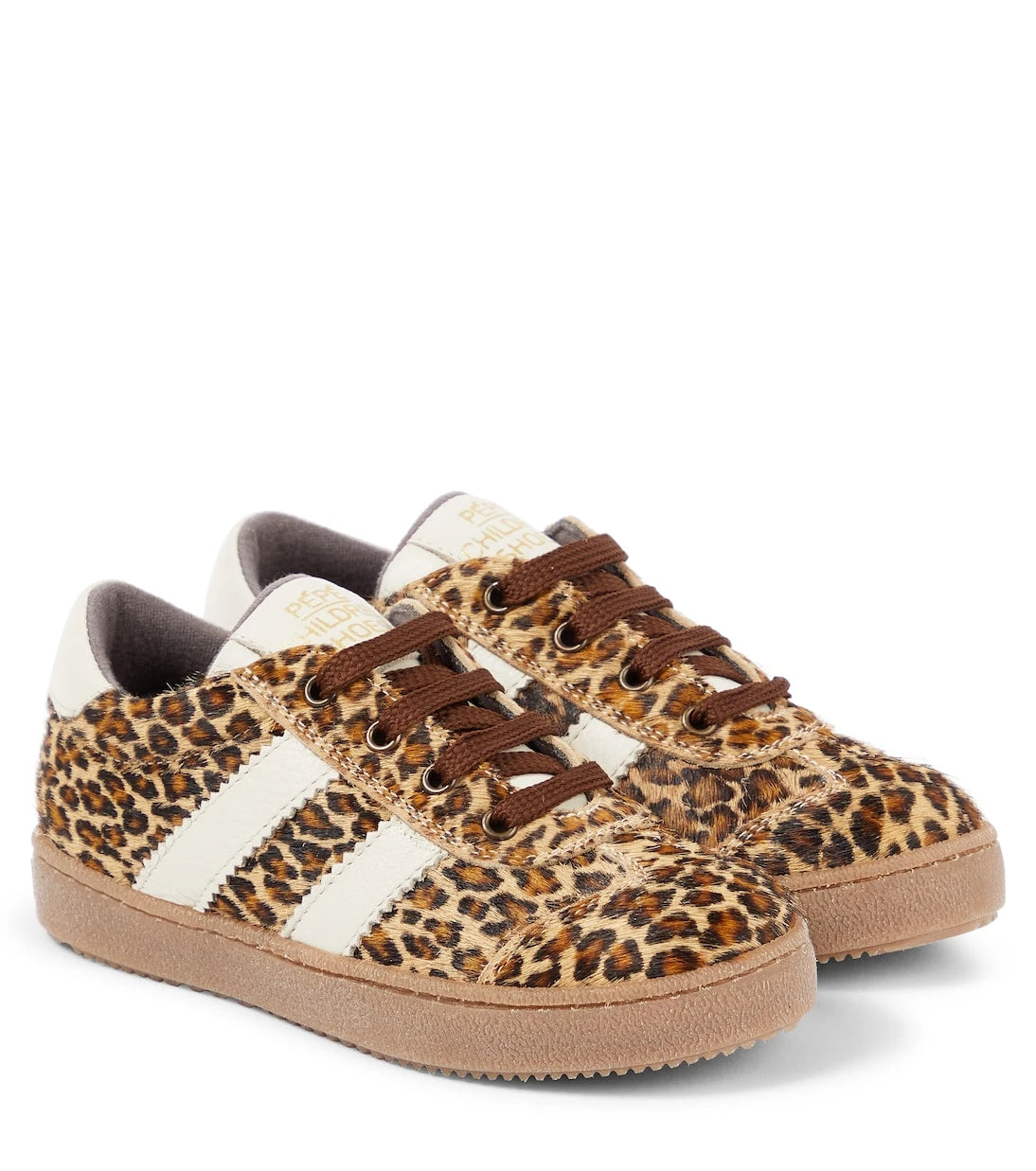 PèPè - Pony leopard-print calf hair sneakers