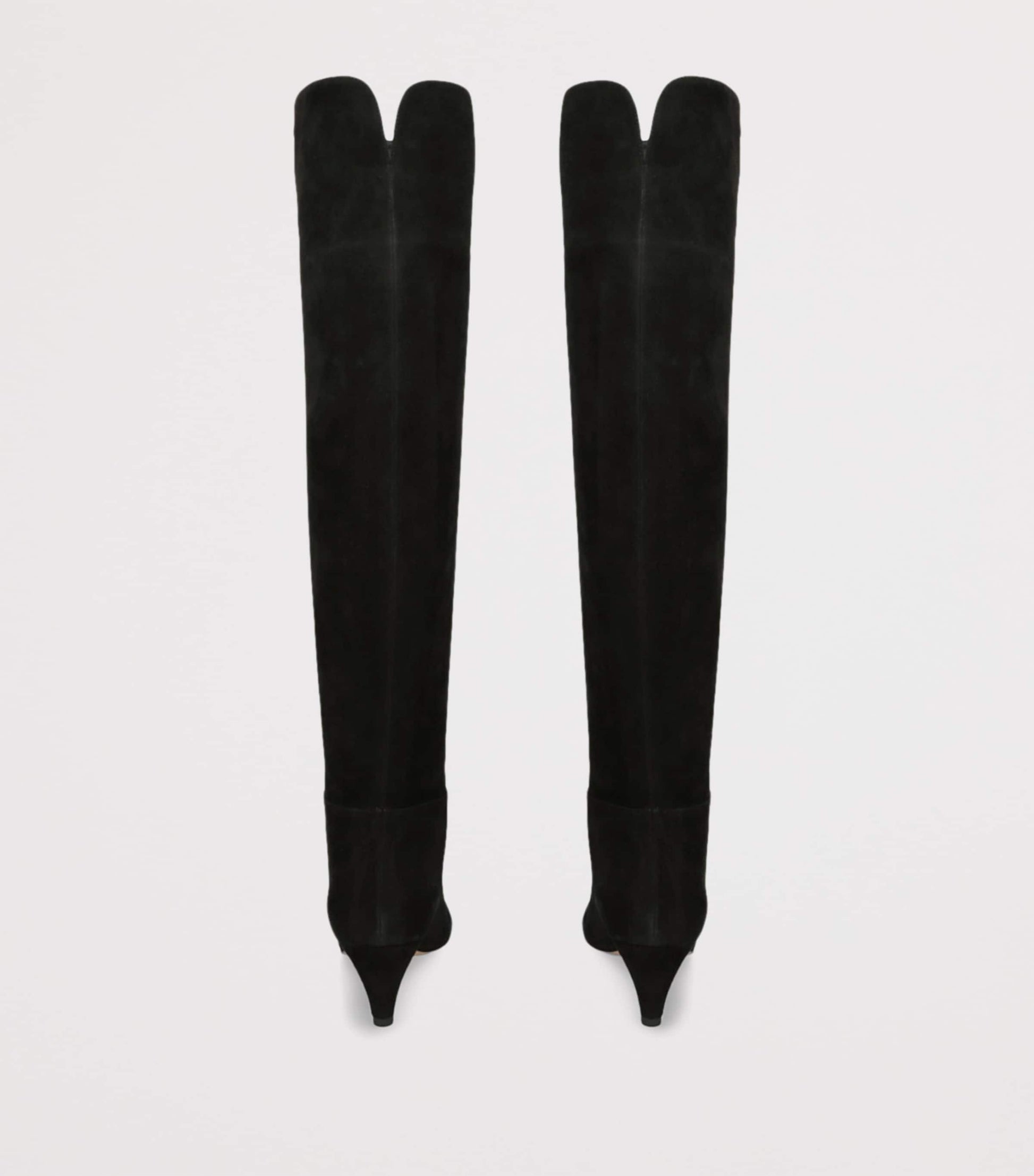 Gianvito Rossi Black Suede Elise Knee-High Boots 55