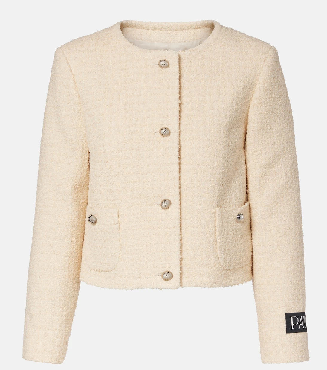 Patou - Logo wool-blend bouclé jacket