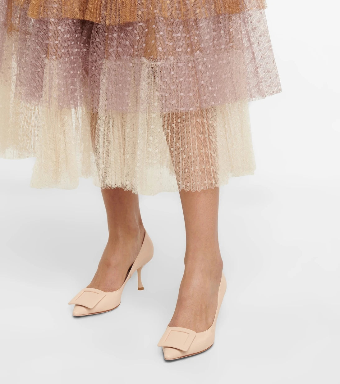 Roger Vivier - حذاء "فِيڤ إن ذي سيتي 65" بكعب عالٍ من الجلد