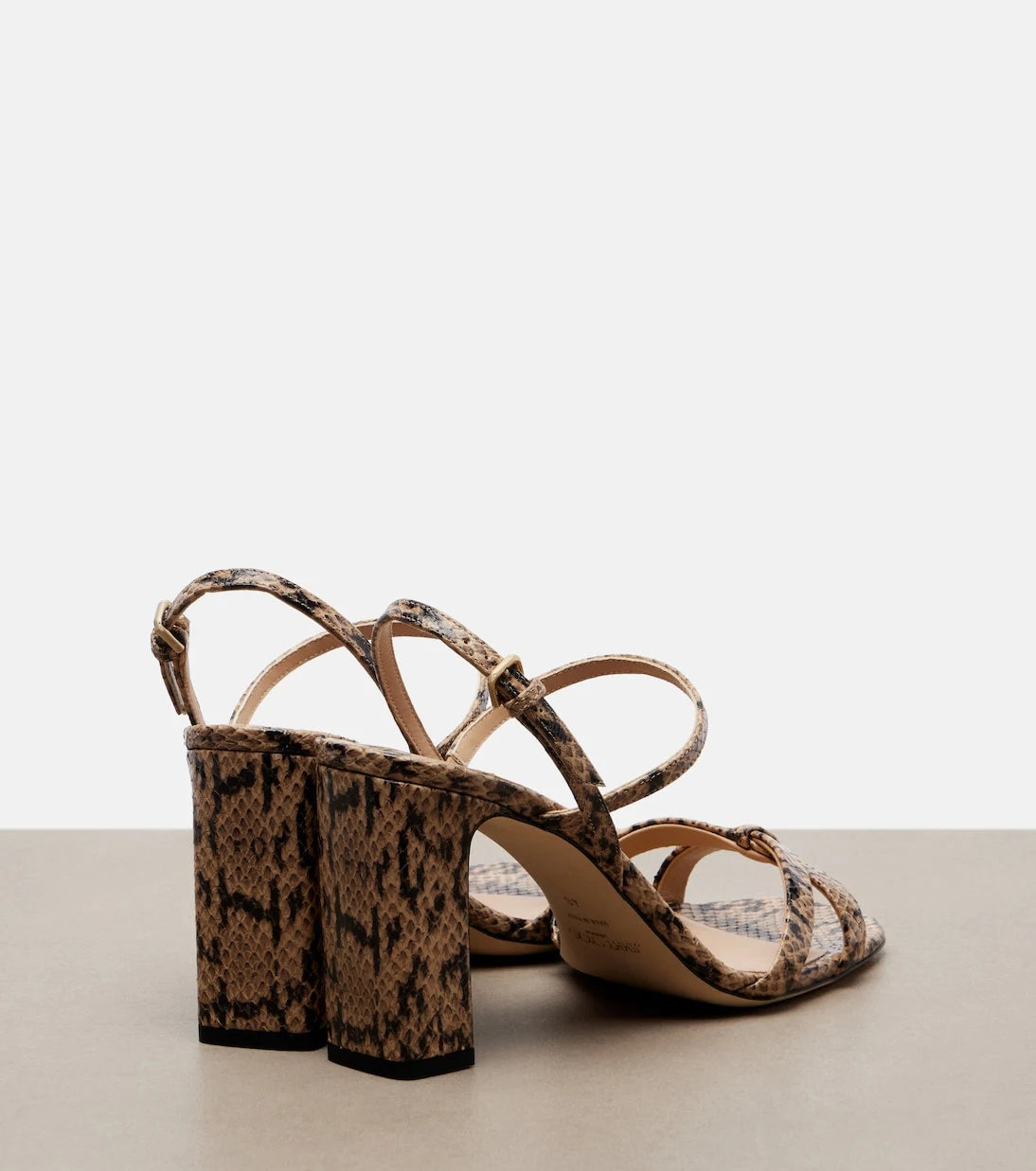 Jimmy Choo - Elsy snake-effect slingback sandals