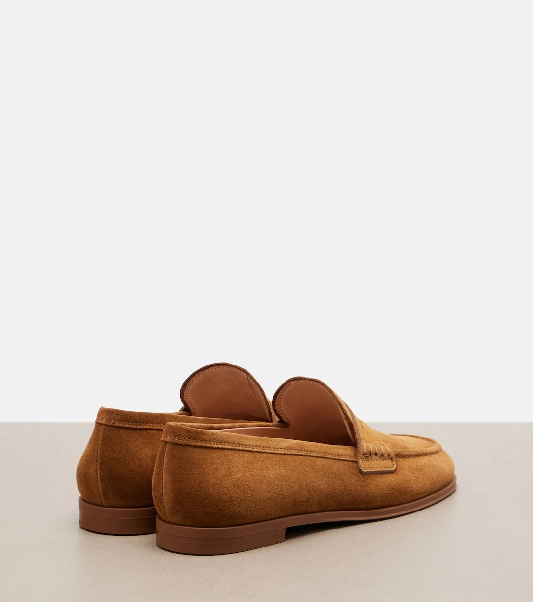 Gianvito Rossi - Georgie suede penny loafers