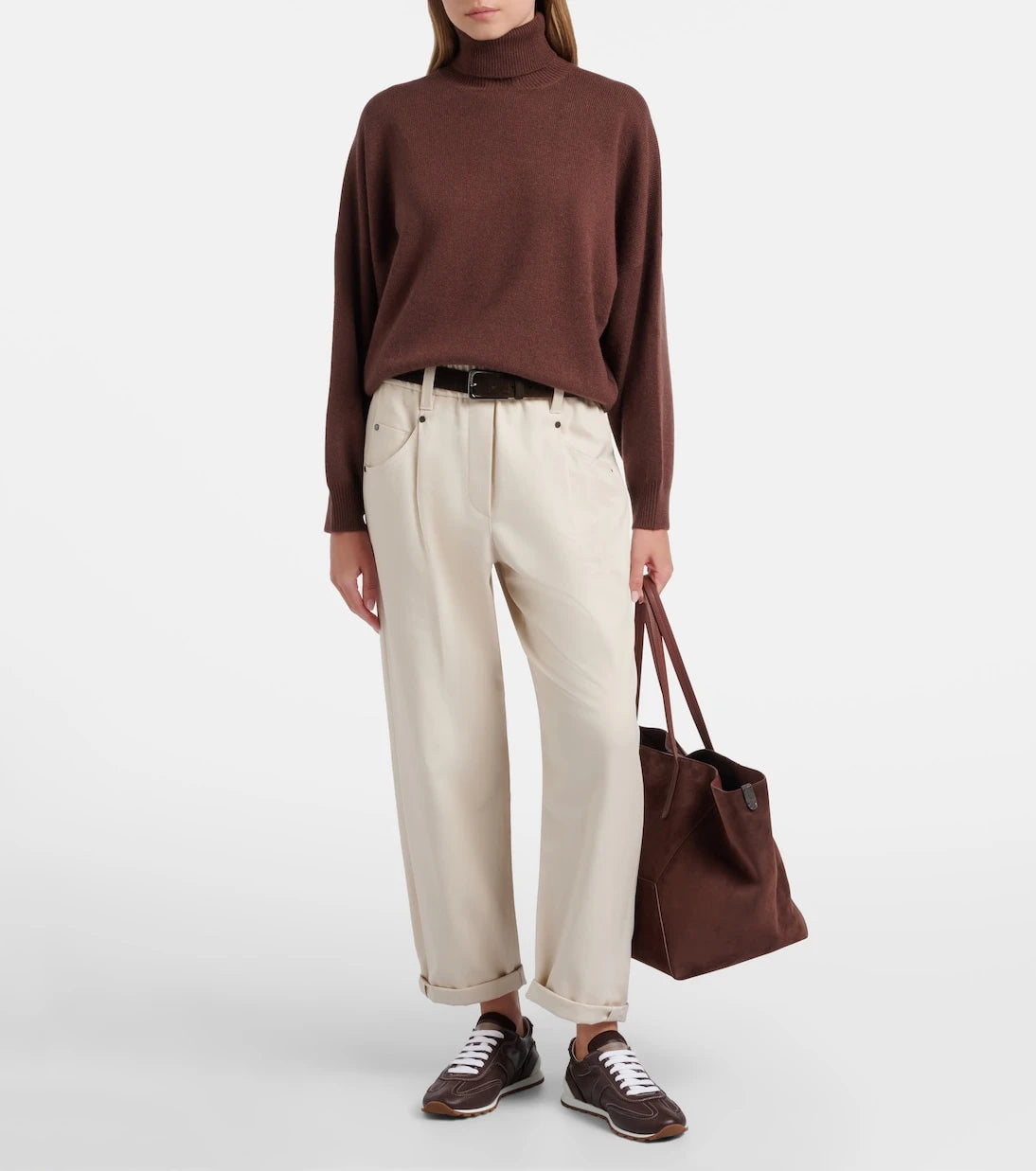Brunello Cucinelli - Monili cashmere turtleneck sweater