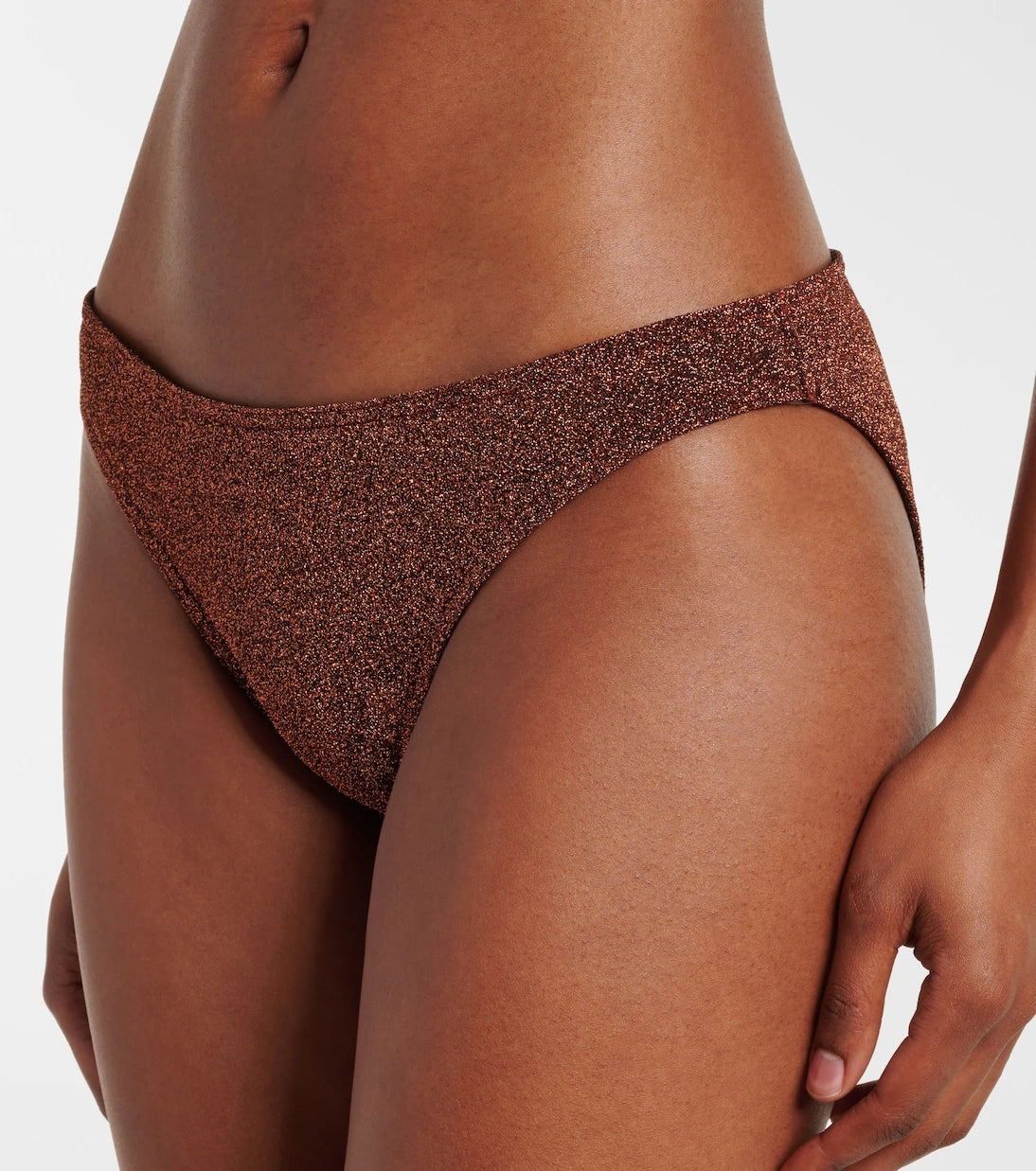 Eres - Etincelant lurex® bandeau bikini bottoms