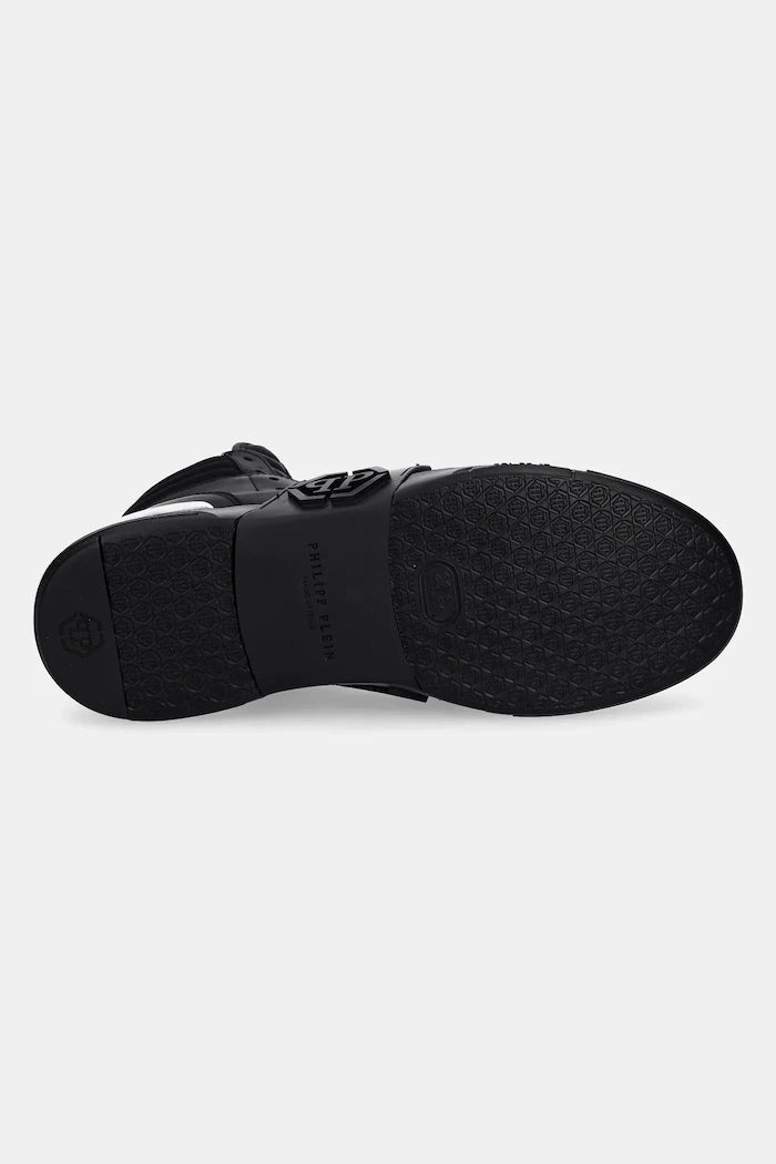 Philipp Plein Phantom Kicks High Top Deri Sneaker