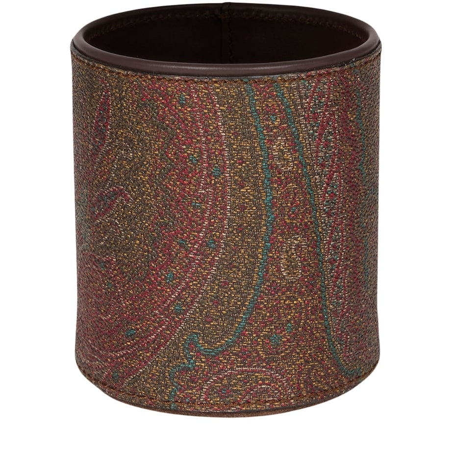 Cotton-Blend and Leather Arnica Pen Holder